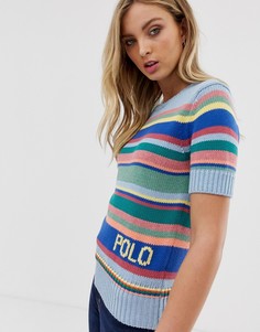 Джемпер в стиле ретро Polo Ralph Lauren - Синий