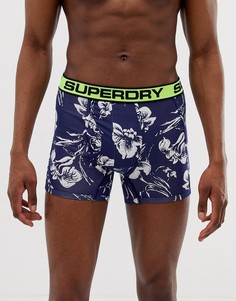 Боксеры с гавайским принтом Superdry - 1 шт. - Темно-синий