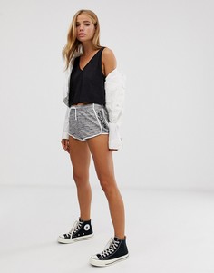 Шорты с логотипом для бега Superdry Pacific - Серый