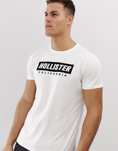 Белая футболка с логотипом Hollister - Белый
