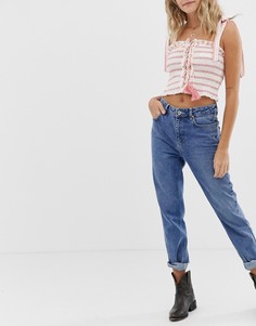 Джинсы в винтажном стиле Free People Jean - Синий