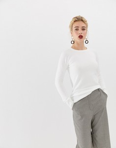 Сверхмягкий трикотажный джемпер с рукавами реглан French Connection - Белый