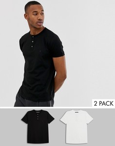 Комплект из 2 футболок хенли French Connection - Мульти