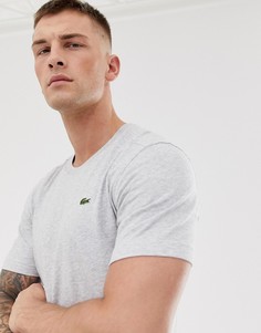 Серая футболка с логотипом Lacoste Sport - Серый