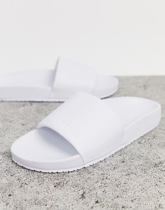 Белые шлепанцы Polo Ralph Lauren - Белый