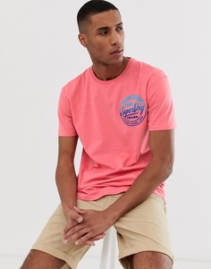 Розовая футболка с логотипом Superdry - Розовый