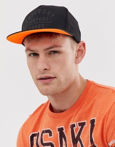 Кепка с надписью surplus goods Superdry City - Черный