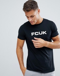 Футболка с логотипом French Connection Fcuk - Черный