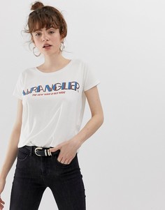 Футболка с логотипом Wrangler - Белый