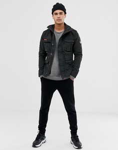 Черная куртка в стиле милитари Superdry Classic Rookie - Черный