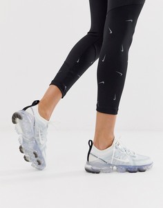 Кроссовки с переливающейся отделкой Nike Running - vapormax - Белый