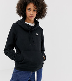 Худи из флиса черного цвета Nike - Club - Черный