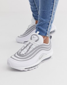 Белые кроссовки Nike air max 97 - Белый