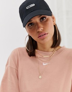 Черная кепка с логотипом Nike air - Черный