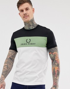 Черная футболка с логотипом Fred Perry - Черный