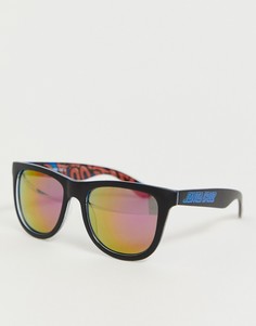 Черно-фиолетовые солнцезащитные очки Santa Cruz - Черный