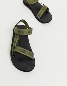 Сандалии цвета хаки Teva Original Universal - Зеленый