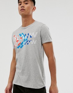 Серая футболка с принтом Scotch and Soda - Серый