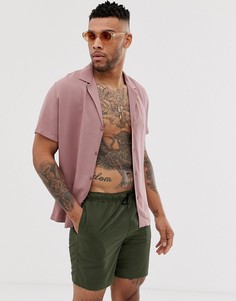Шорты для плавания цвета хаки ASOS DESIGN - Зеленый