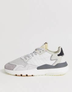 Белые кроссовки adidas Originals Nite Jogger - Белый