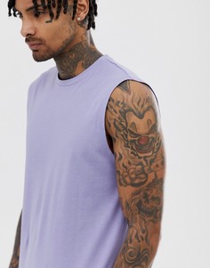 Фиолетовая майка из органического хлопка ASOS DESIGN - Фиолетовый