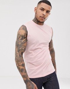 Розовая майка из органического хлопка ASOS DESIGN - Розовый
