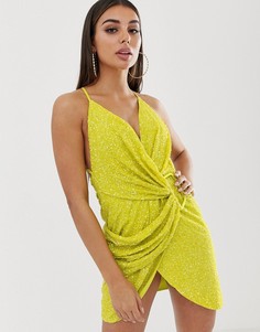 Платье мини с пайетками ASOS DESIGN - Мульти