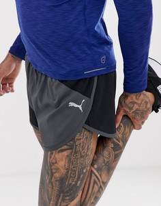 Черные шорты с разрезами Puma - running ignite - Синий