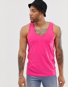 Розовая майка из органического хлопка ASOS DESIGN - Розовый