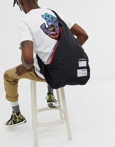 Черный рюкзак с контрастной красной молнией ASOS DESIGN - Черный