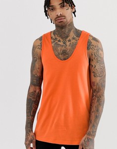 Оранжевая майка ASOS DESIGN - Оранжевый