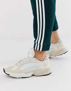 Бежевые кроссовки adidas Originals Yung-1 - Белый