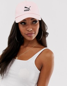 Эксклюзивная розовая кепка с логотипом Puma Archive - Розовый
