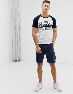 Белая футболка с рукавами реглан и логотипом Superdry - Белый