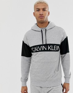 Серое худи с логотипом Calvin Klein Statement 1981 - Серый