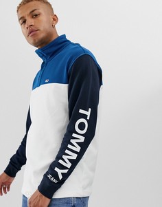 Свитшот в стиле колор блок с логотипом на рукаве Tommy Jeans - Мульти