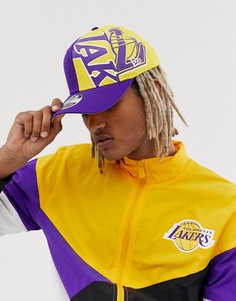 Фиолетовая бейсболка с логотипом LA Lakers New Era 9Fifty - Фиолетовый