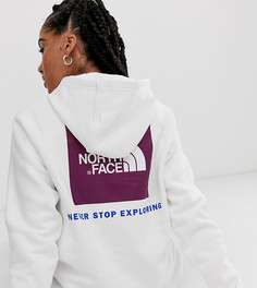 Бело-фиолетовый худи с рукавами реглан The North Face Red Box - Белый
