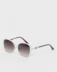 Белые солнцезащитные очки River Island - Белый
