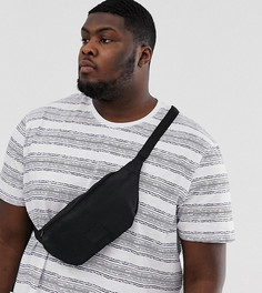 Черная сумка-кошелек на пояс ASOS DESIGN Plus - Черный