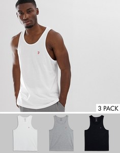 Набор из 3 маек для дома Farah - Мульти