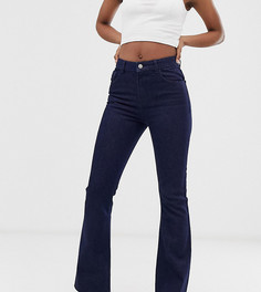 Расклешенные джинсы цвета темного индиго в стиле 99-х Reclaimed Vintage - Синий
