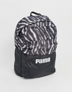 Рюкзак с принтом зебра Puma - Черный