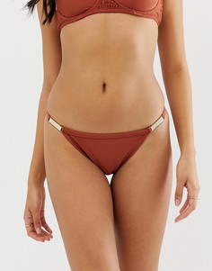 Коричневые трусы бикини River Island - Коричневый