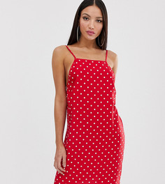 Сарафан мини в горошек ASOS DESIGN Tall - Мульти