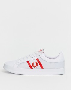 Кожаные кроссовки Fred Perry B721 Vulc - Белый