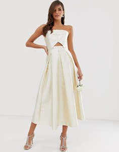 Структурированное свадебное платье-бандо ASOS EDITION - Красный