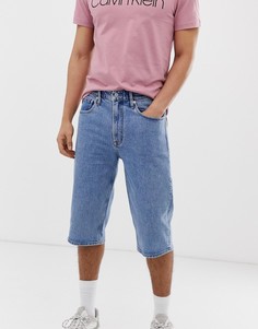 Джинсовые шорты классического кроя Calvin Klein Jeans Icons - Синий