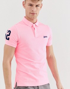Футболка-поло из пике Superdry - Розовый