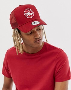 Красная бейсболка New Era NBA Essential Philadelphia 76ers - Красный
